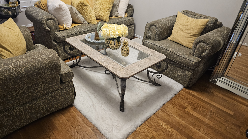 set of 3 couch and chairs