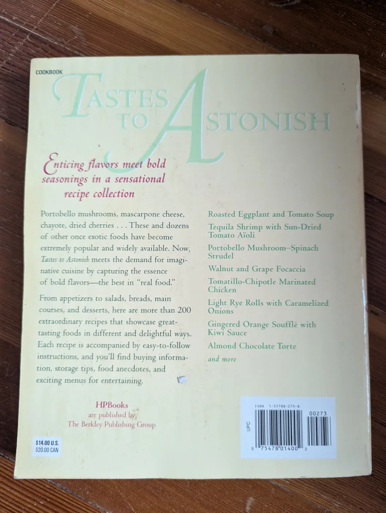 Tastes to Astonish Cookbook image indicator(2)