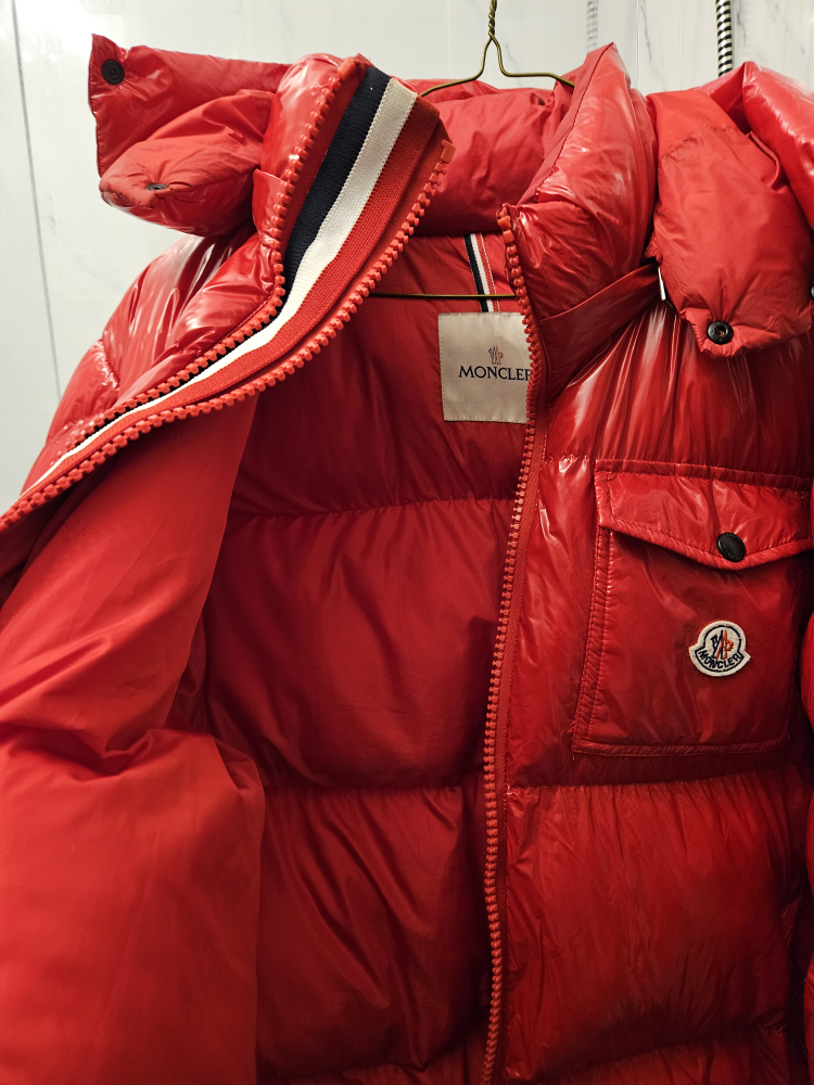 Red Down Winter Coat Jacket - photo 2
