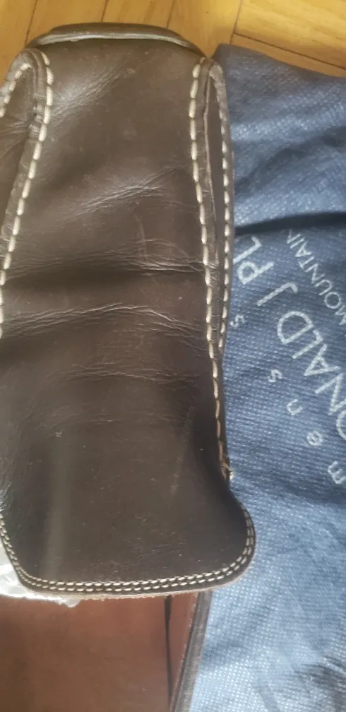 Men's Donald J Pliner Brown Leather Loafers image indicator(2)