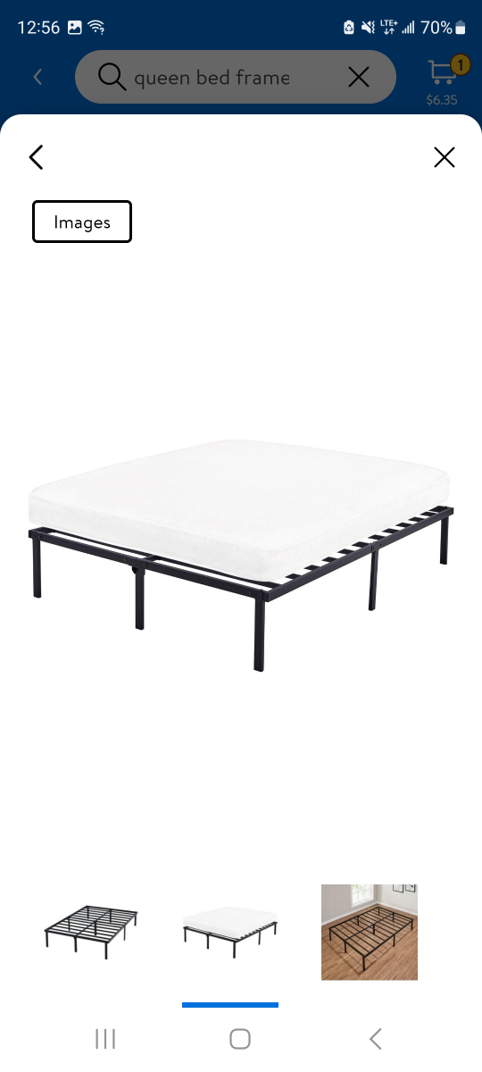 Queen Size Metal Bed Frame - photo 2