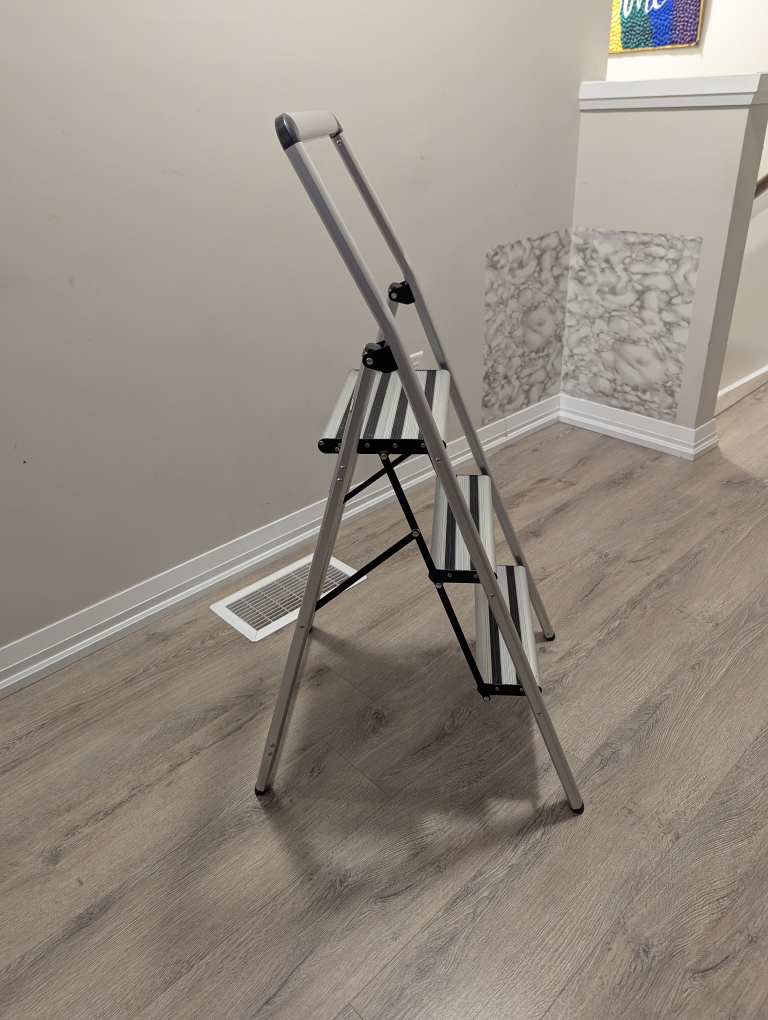 Three-Step Aluminium Step Stool, Ladder - photo 2