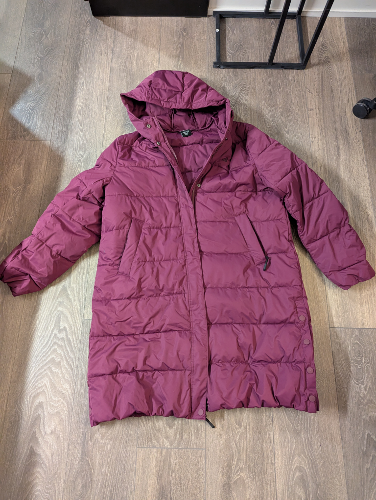 RIPZONE XXL Women's Puffer Jacket - Burgundy