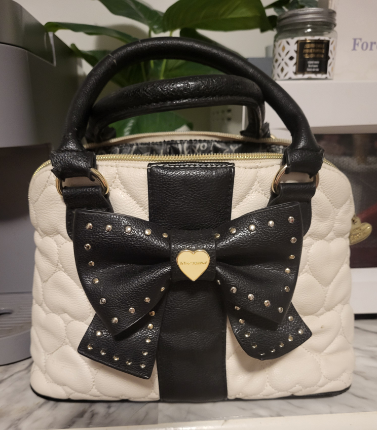Betsey Johnson Bow Satchel Handbag
