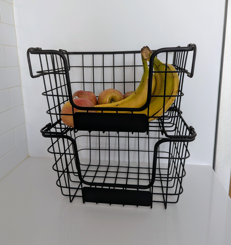 Stackable Wire Baskets Organizer - photo 2
