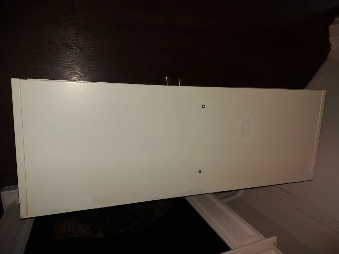 IKEA Liatorp White Wall Cabinet with Glass Doors image indicator(3)