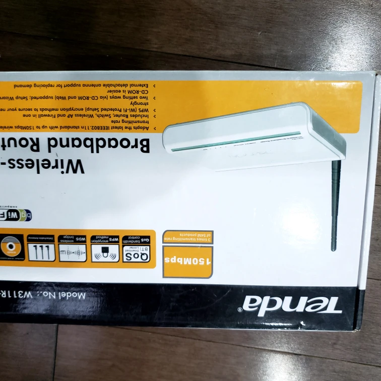 Tenda Wireless-N Broadband Router - Model No. W311R+