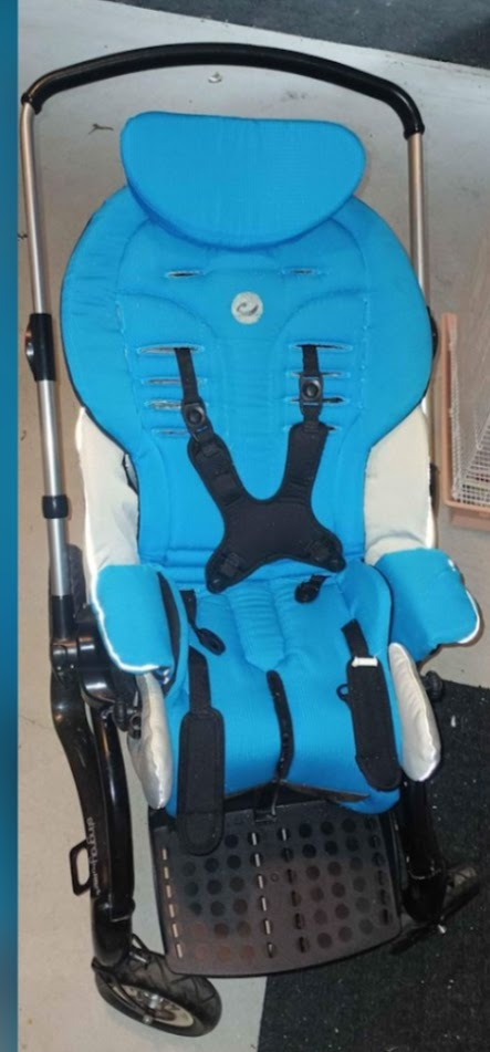Stingray Special Needs Stroller - Blue - photo 4
