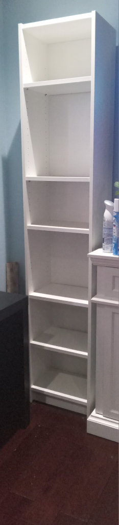 Tall White Bookshelf,ikea - photo 2