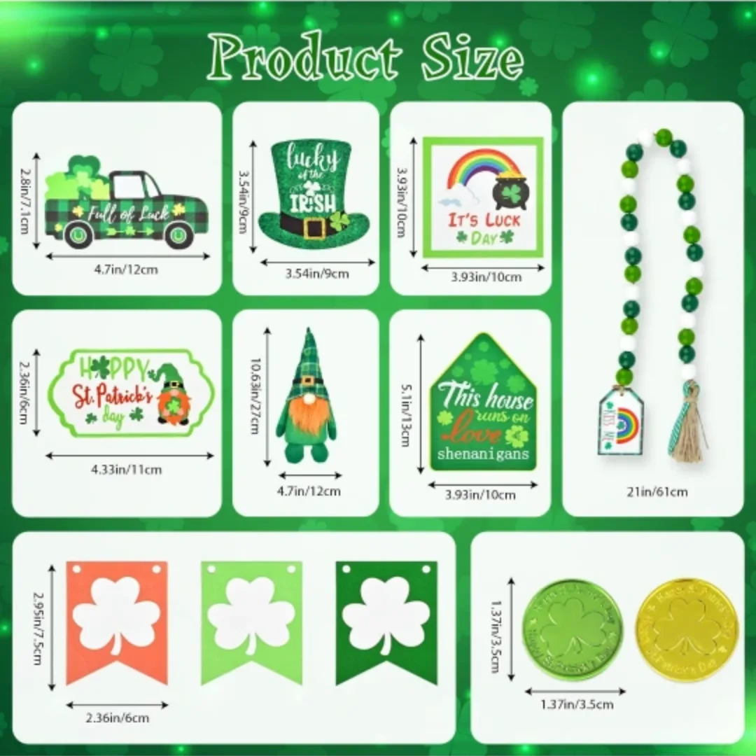 St. Patrick's Day Tiered Tray Decor image indicator(9)