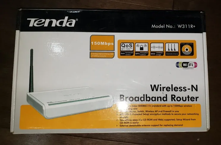 Tenda Wireless-N Broadband Router - Model No. W311R+ image indicator(6)