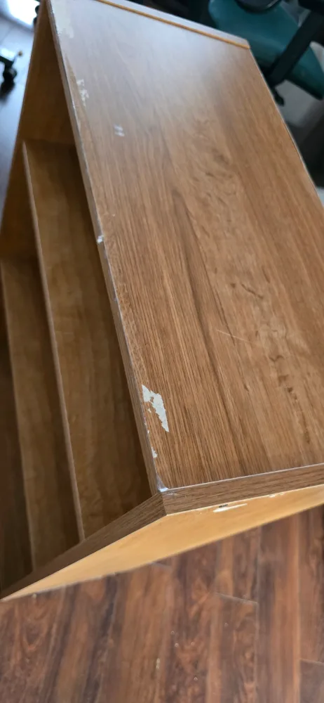 Three-shelf bookcase adjustable image indicator(3)