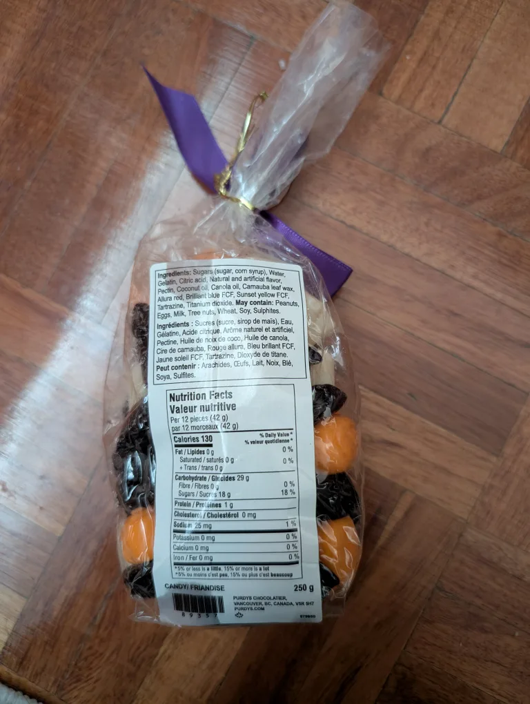 Purdys Candy Friandises - 250g bag #freecycle thumbnail