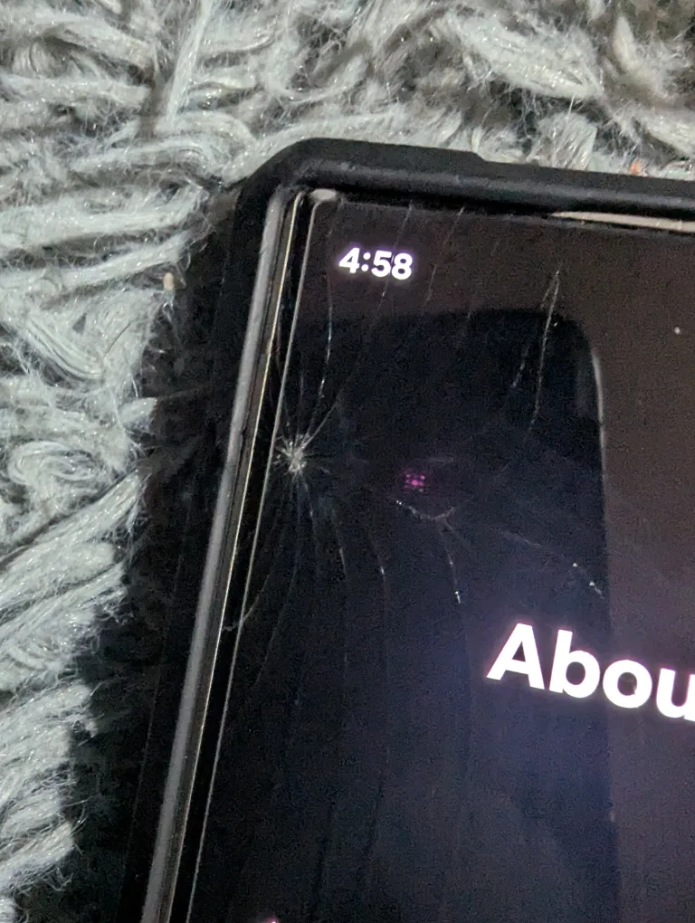 Samsung Galaxy S24 Ultra in Case - Screen Crack image indicator(2)