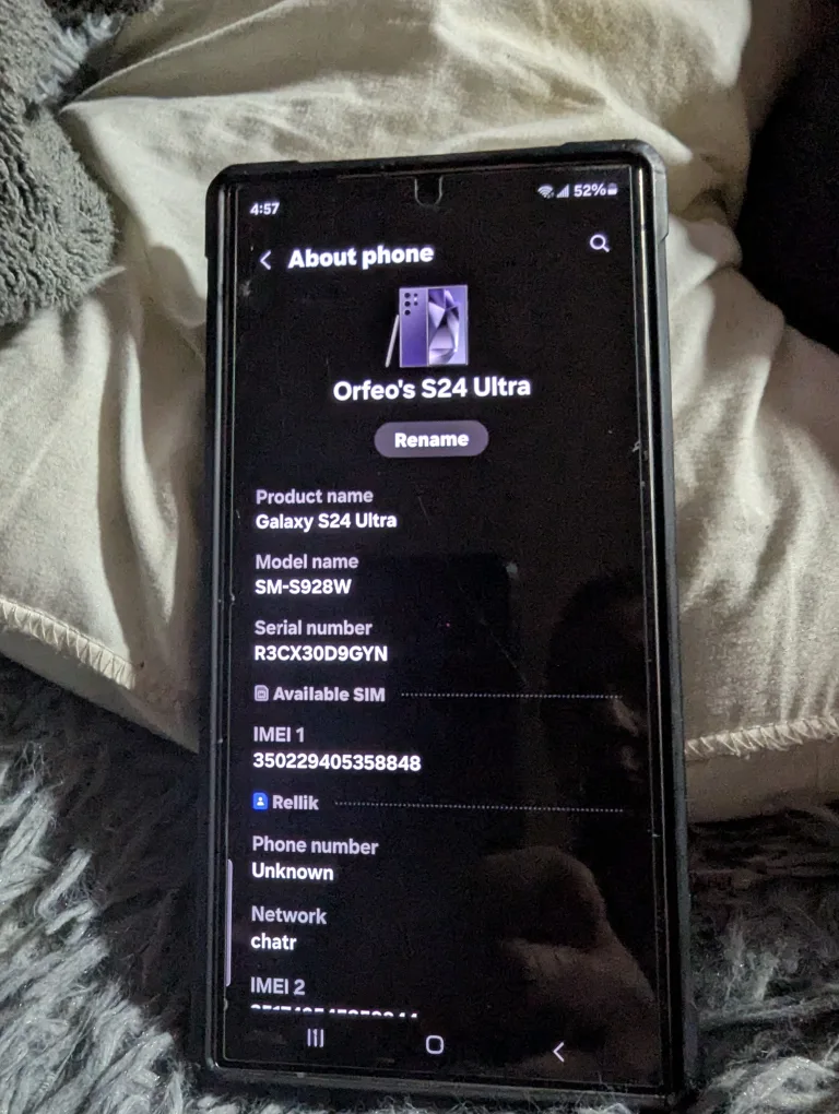 Samsung Galaxy S24 Ultra in Case - Screen Crack image indicator(3)