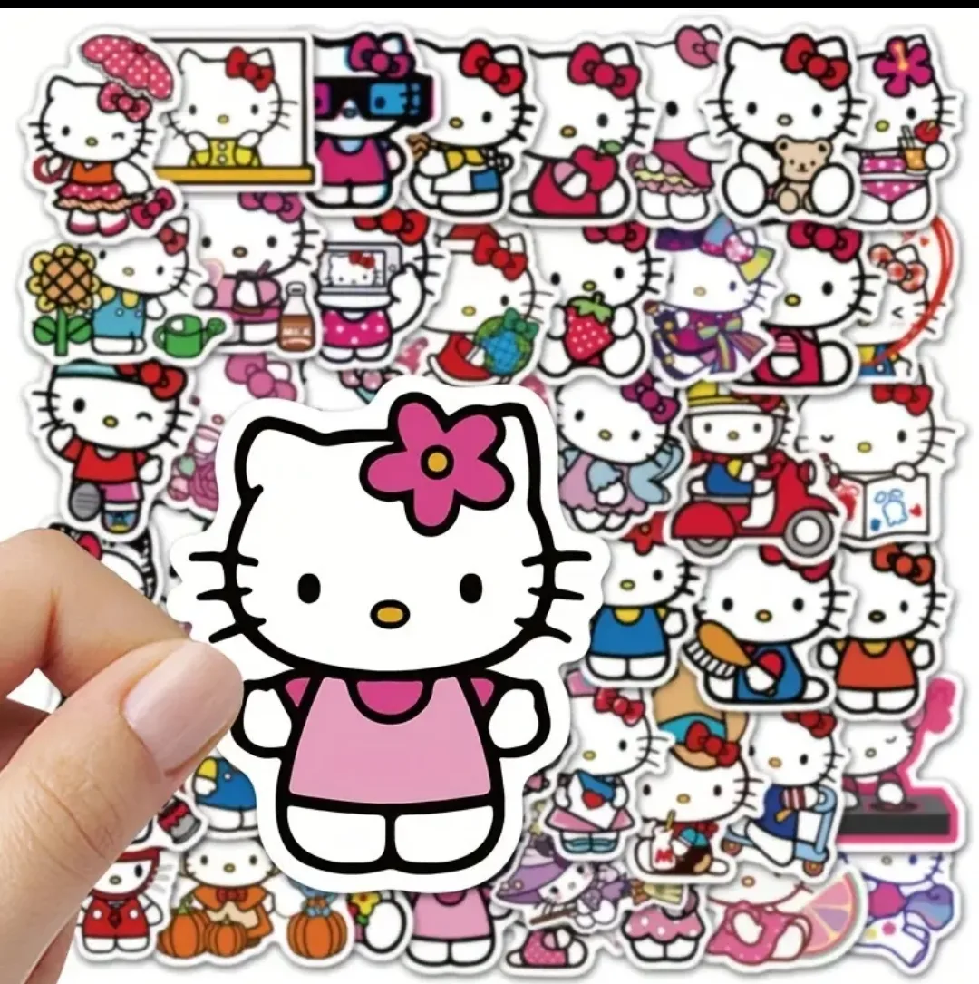 Sanrio Hello Kitty stickers 50 pcs image indicator(3)