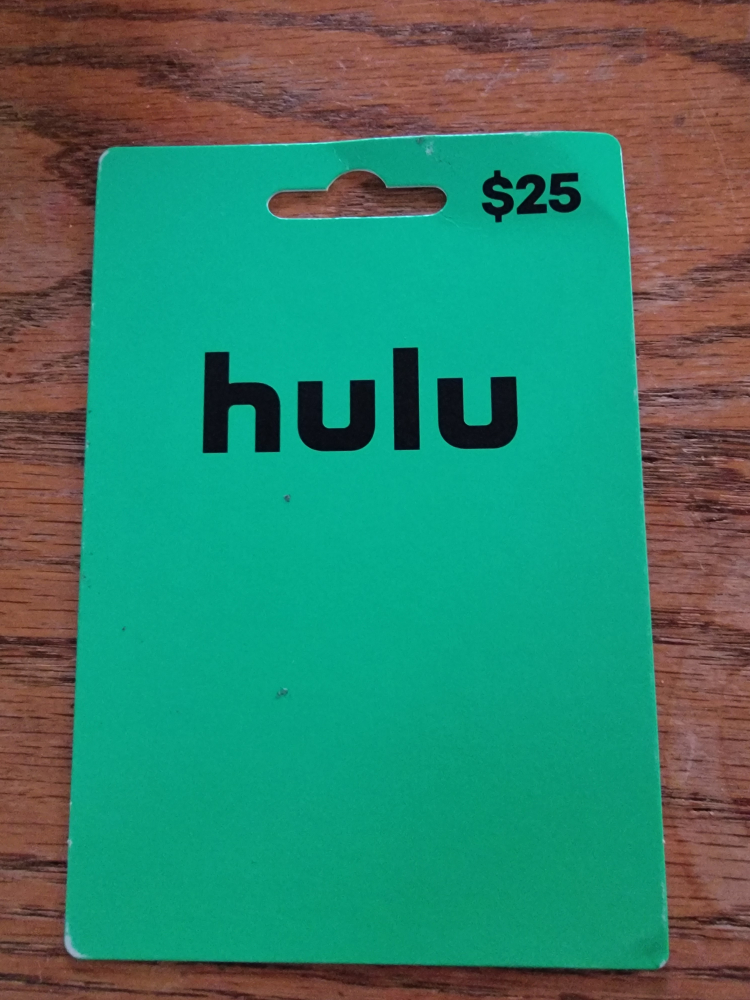 $25 Hulu Gift Card
