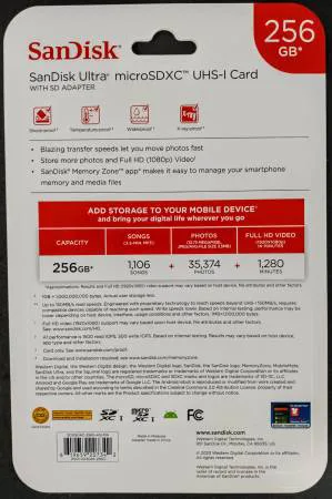 Sandisk Ultra 256GB MicroSDXC Memory Card (Brand New) image indicator(2)