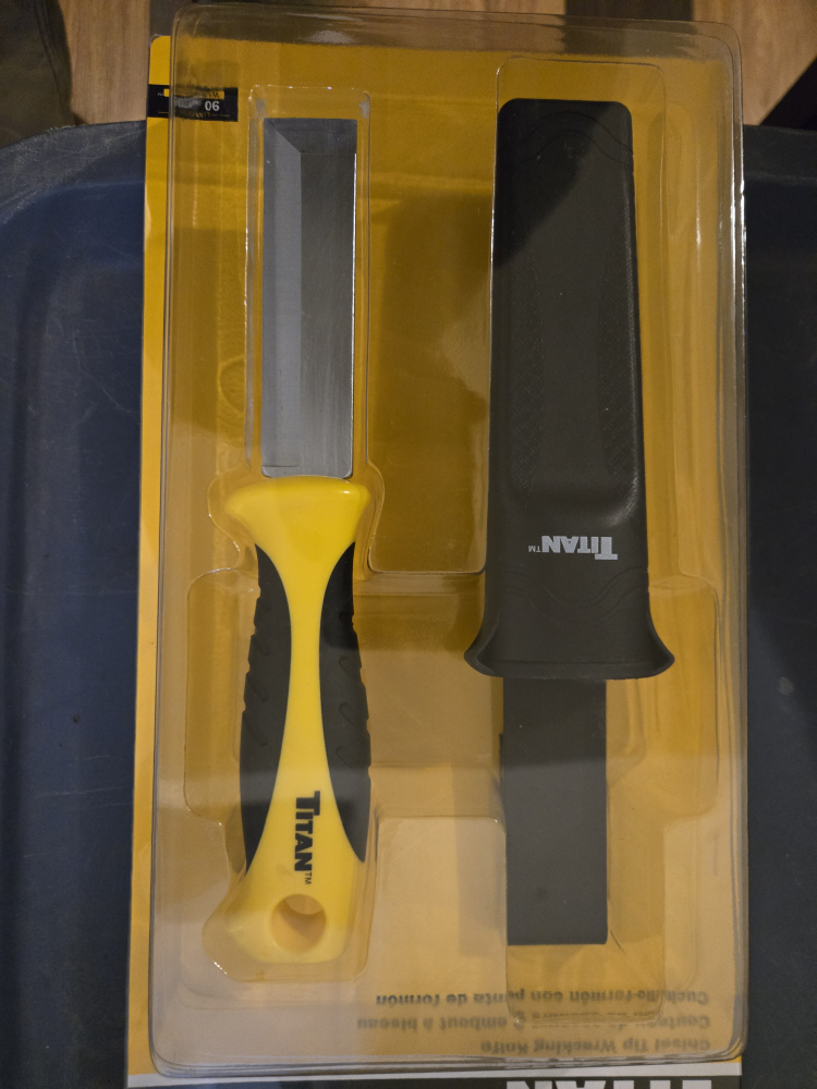 Titan Chisel Tip Wrecking Knife with Sheath - photo 3