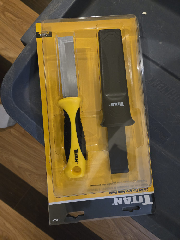 Titan Chisel Tip Wrecking Knife with Sheath - photo 5