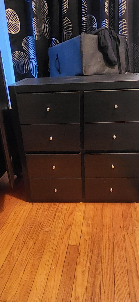 Ikea Kallax shelf with drawer inserts