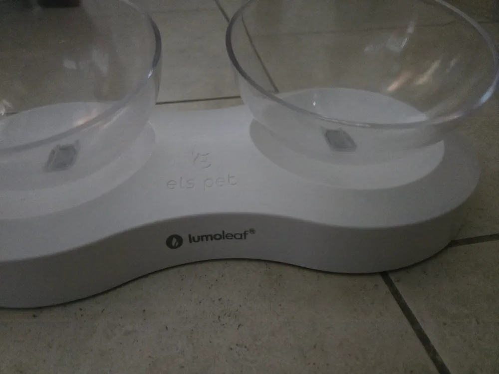 Lumoleaf Double No-Slip Elevated Pet Bowls For Cats Or Dogs image indicator(4)