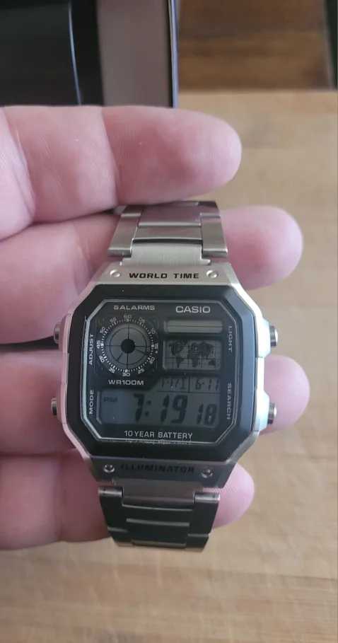 Casio AE1200WH-1A Men's Classic Digital Watch image indicator(5)