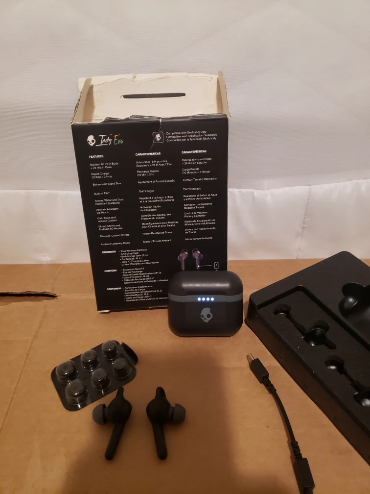 Skullcandy Indy Evo True Wireless Earbuds - Black - photo 2