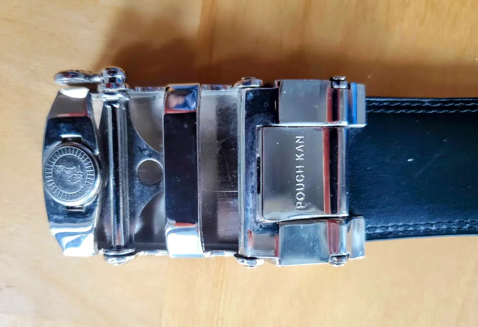 Kangaroo Men's Ratchet Leather Belt image indicator(2)