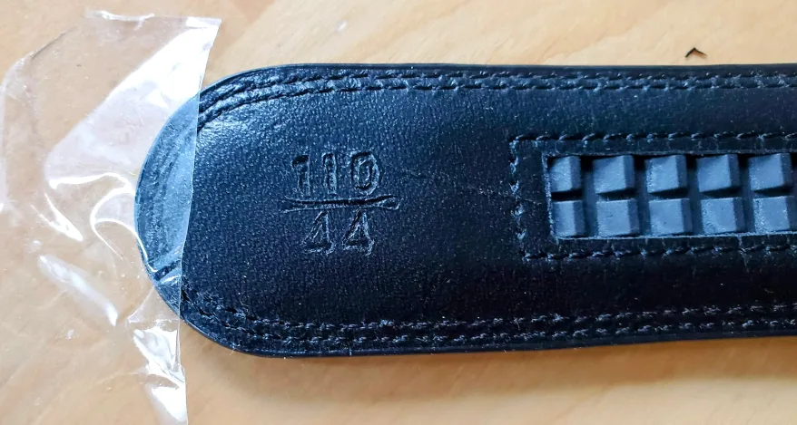 Kangaroo Men's Ratchet Leather Belt image indicator(3)