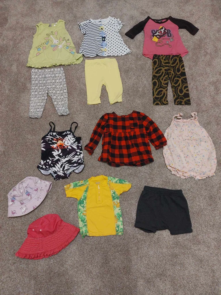 baby girls clothes lot size 12-18 months image indicator(8)