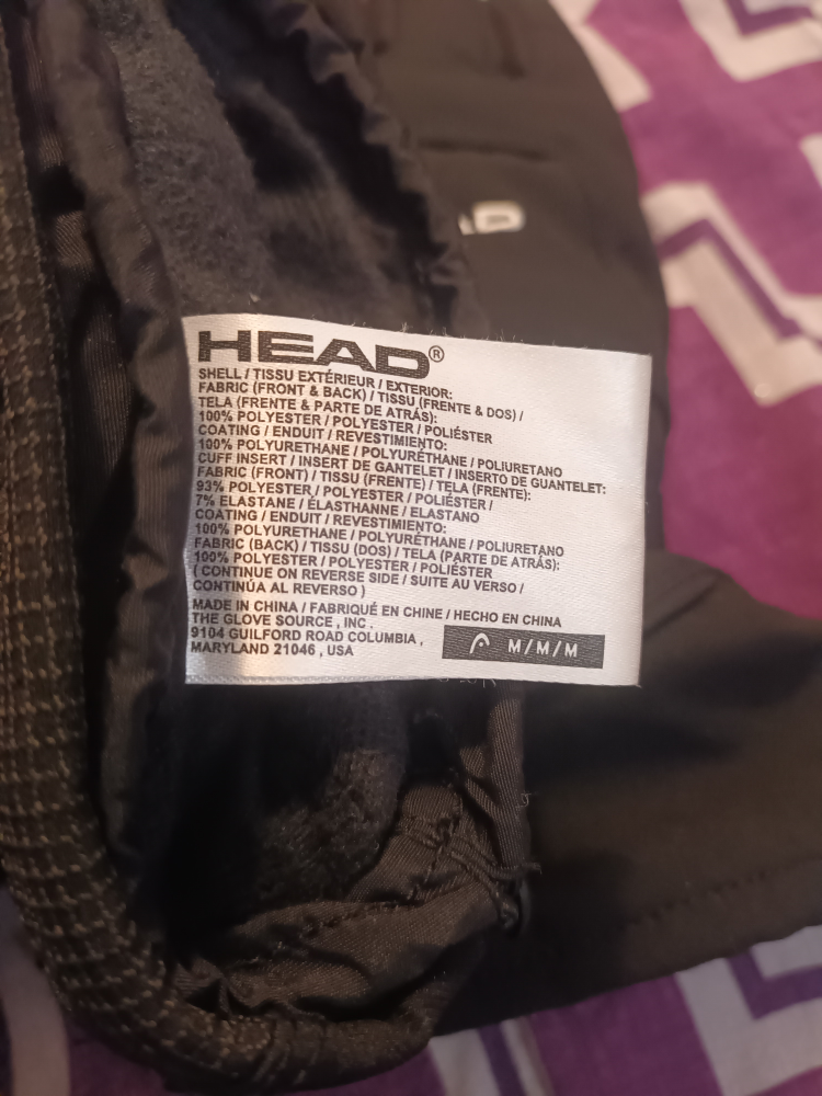 HEAD Men's Size Medium Waterproof & Breathable Ski Gloves - photo 3