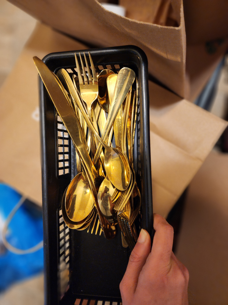Gold Cutlery Set