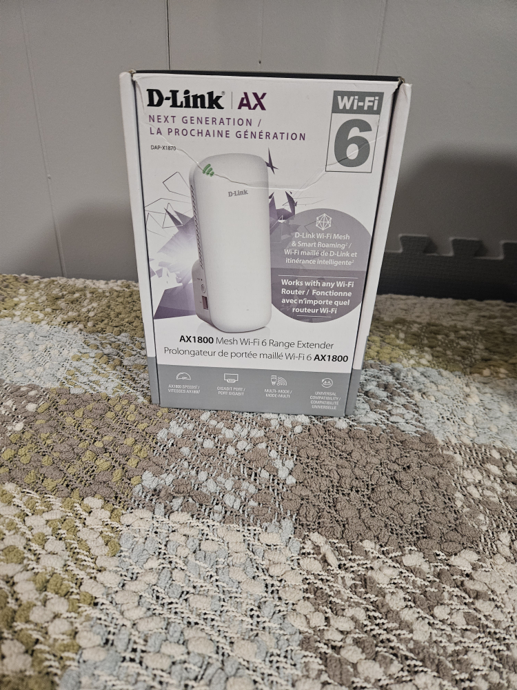 D-Link AX1800 Mesh Wi-Fi 6 Range Extender