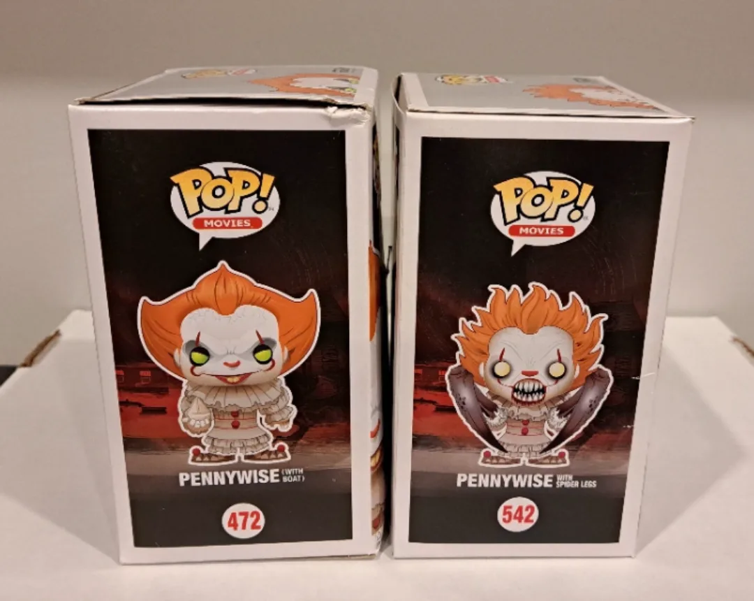 Funko Pop! 🤡 Pennywise (IT) #472 & #542 image indicator(4)