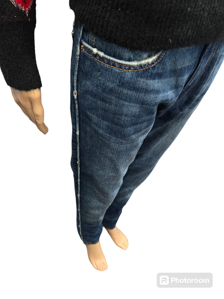 Women's Isabel Marant Distressed Slim-Fit Jeans Size S(4-6) image indicator(7)