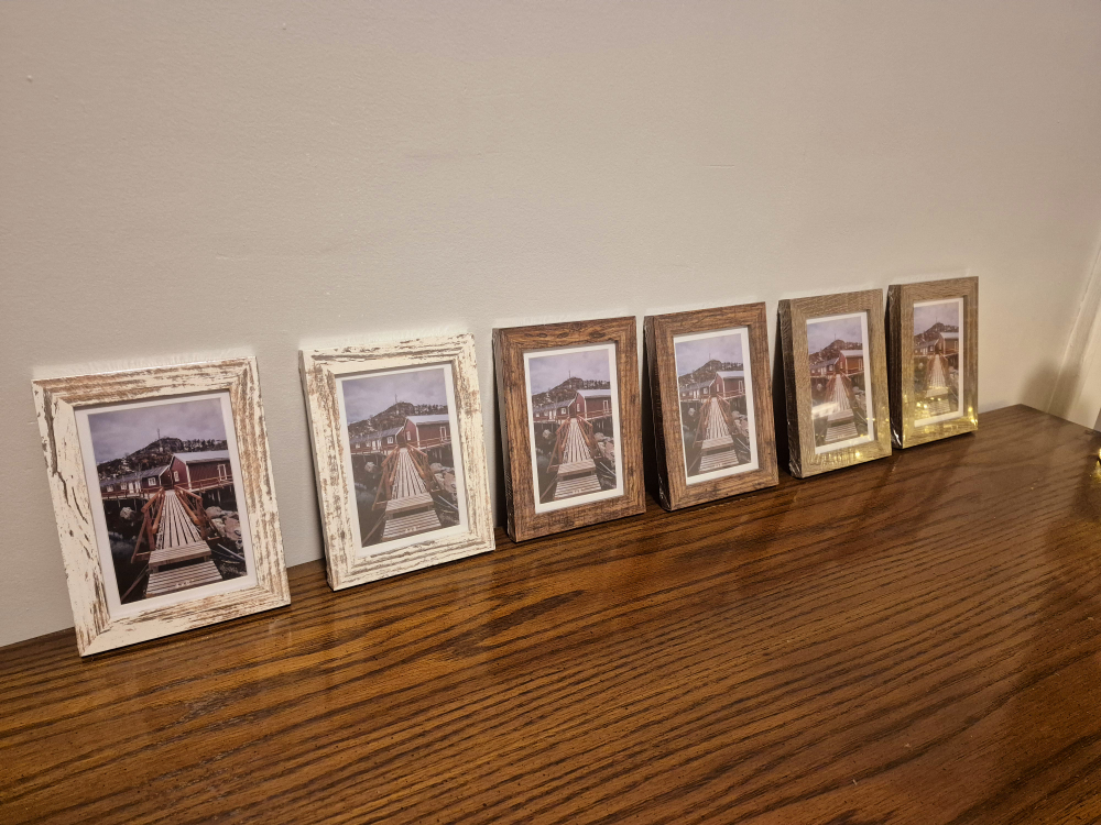 Set of Six Rustic Photo Frames - photo 2