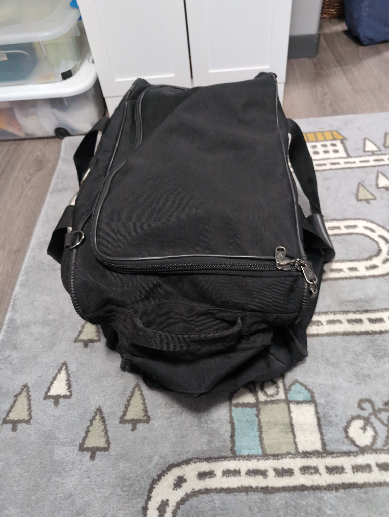 Black Rolling Duffel Bag - photo 4