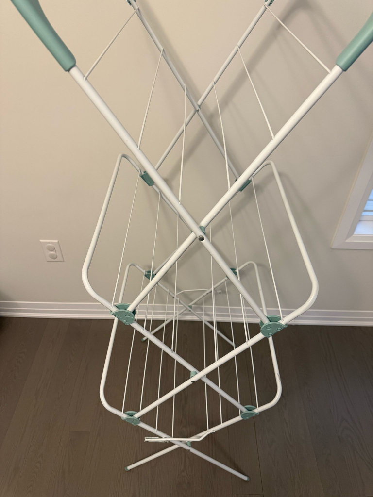 Three-Tier Folding Clothes Drying Rack - photo 2