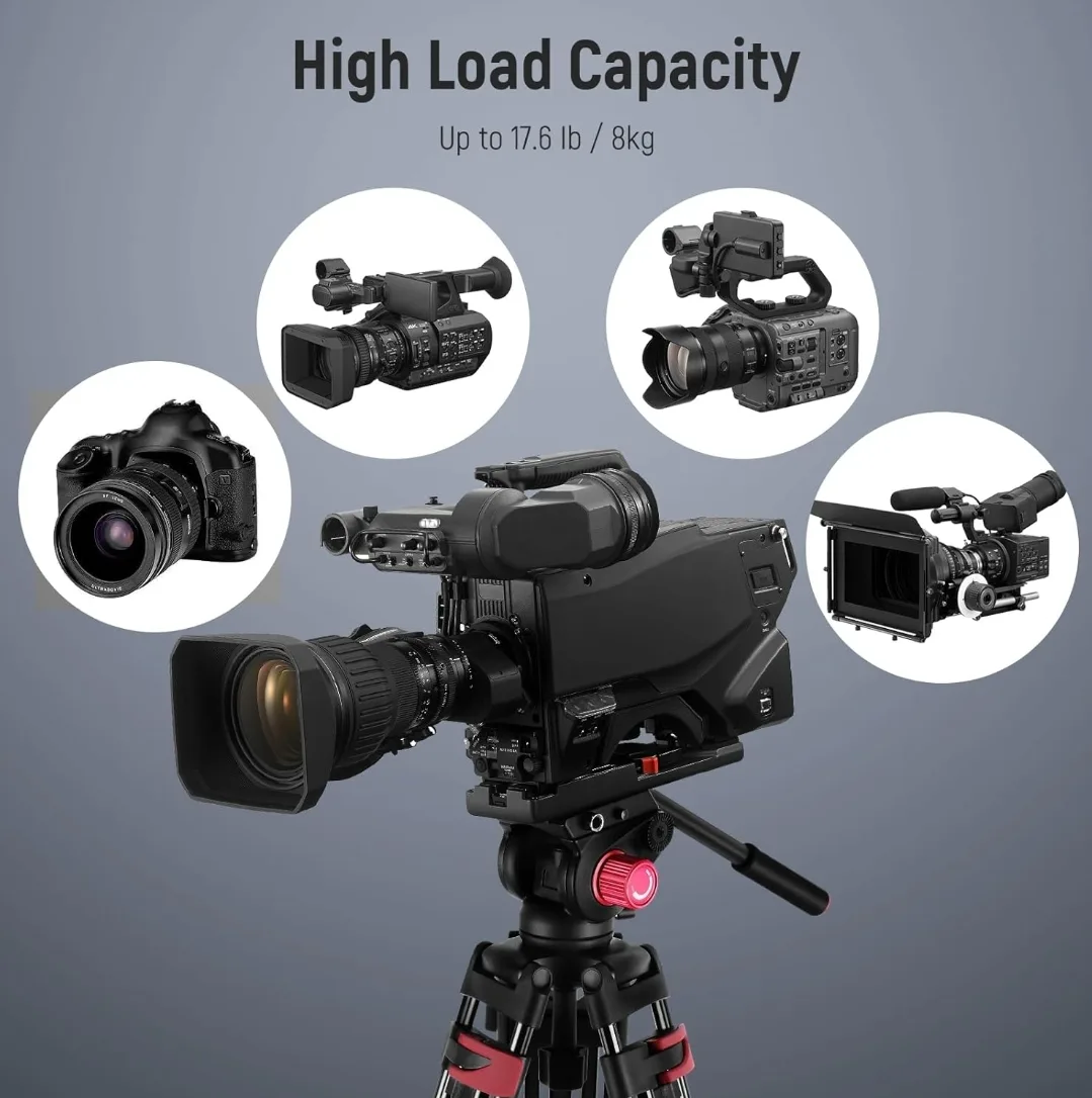 Neewer 79” Tripod TP-M200 – Heavy-Duty, Videography image indicator(9)