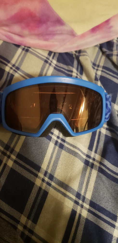 Blue Snow Goggles