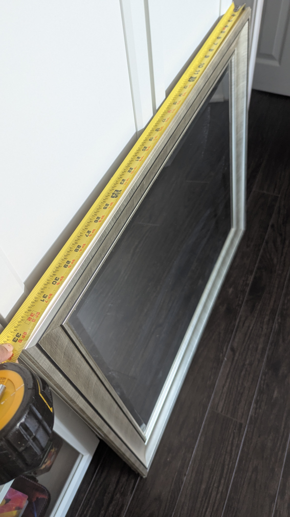 Large Silver Framed Mirror - photo 2