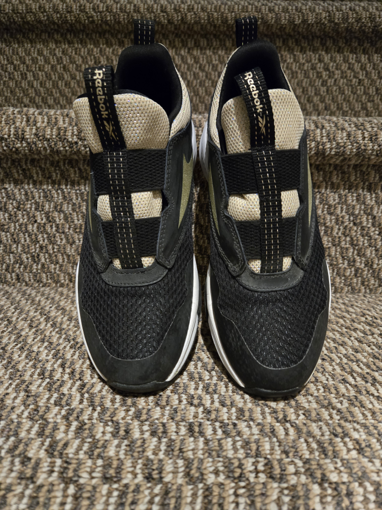 Girls' Shoe Bundle: Reebok, Adidas, and White Flats - photo 3