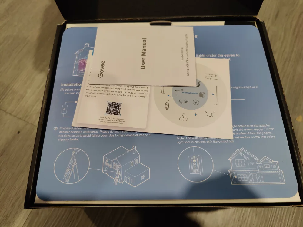 NEW GOVEE RGBIC PERMANENT OUTDOOR LIGHTS 50FT image indicator(2)