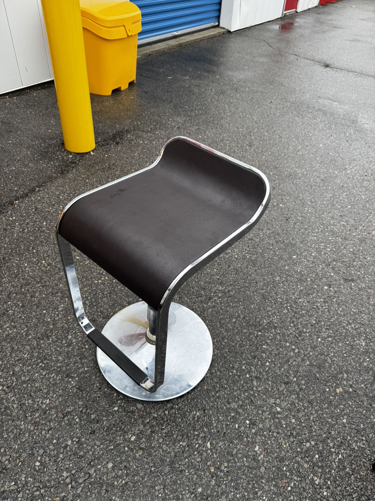 Bar stool leather MCM design