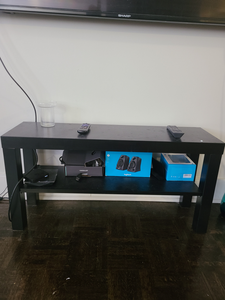 Black TV Stand
