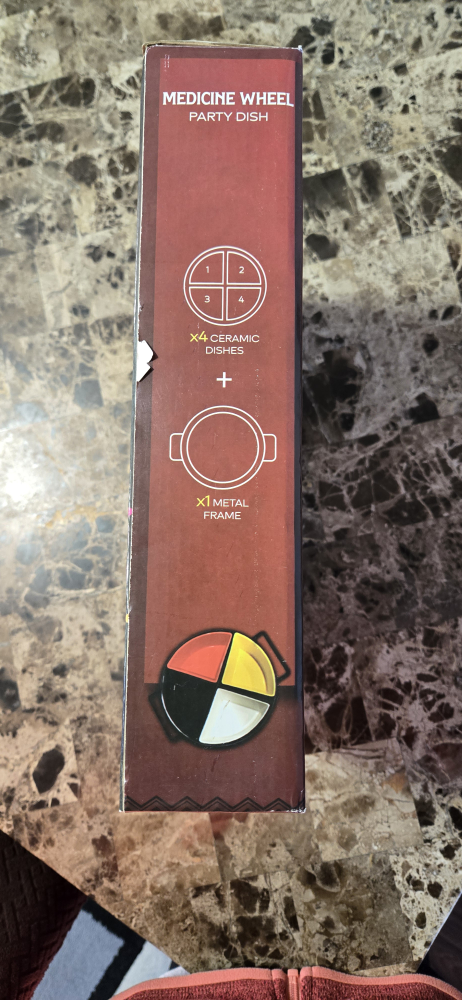 Beautiful brand new Medicine wheel party dish - photo 2