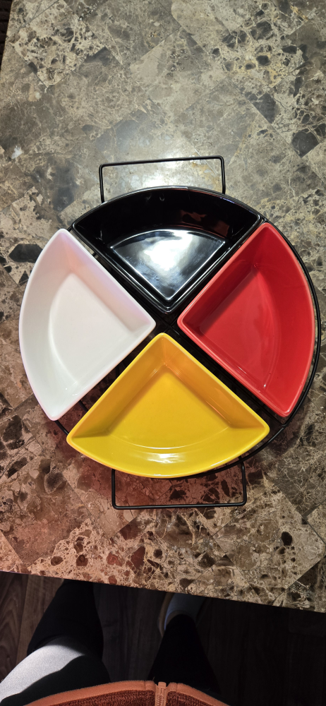 Beautiful brand new Medicine wheel party dish - photo 4