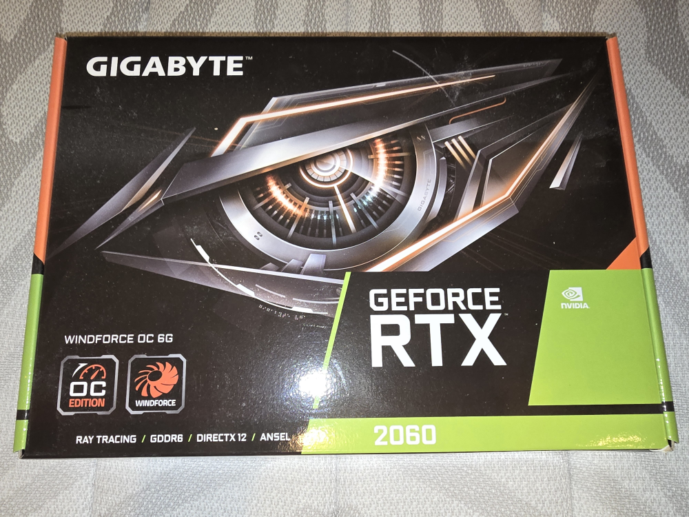 Gigabyte GeForce RTX 2060 Windforce OC 6G Graphics Card