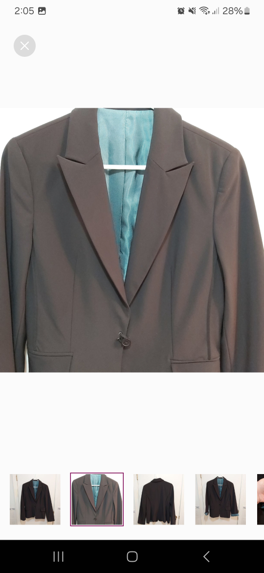Vintage Black Blazer, Size 10 - photo 2